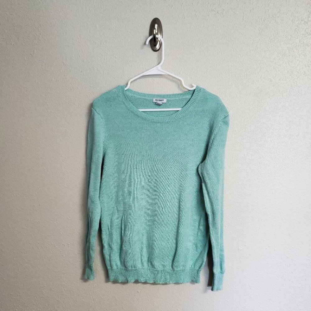 Turquoise Long Sleeve Sweater